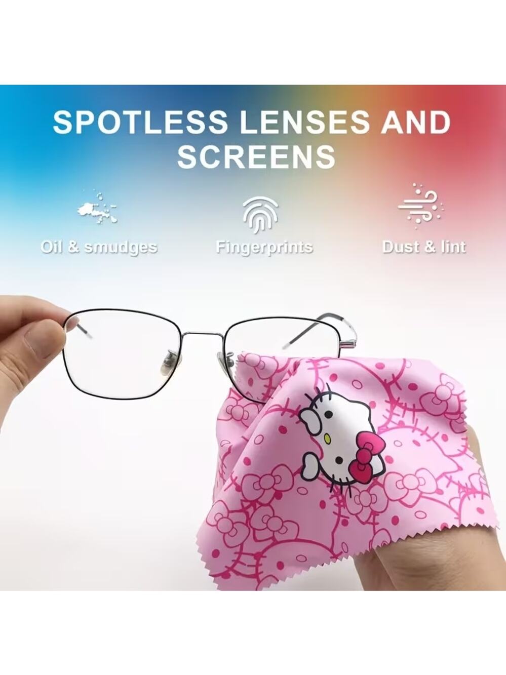 #6818 Hello Kitty Microfiber Cleansing Cloth